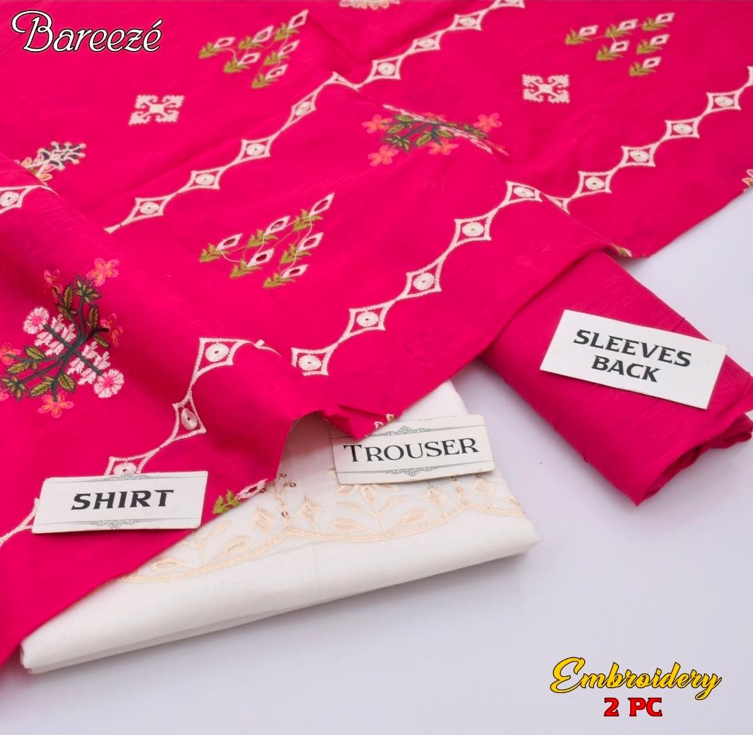 Bareeze 2026 Latest Collection | 2PC Embroidered Lawn Suit - My Store