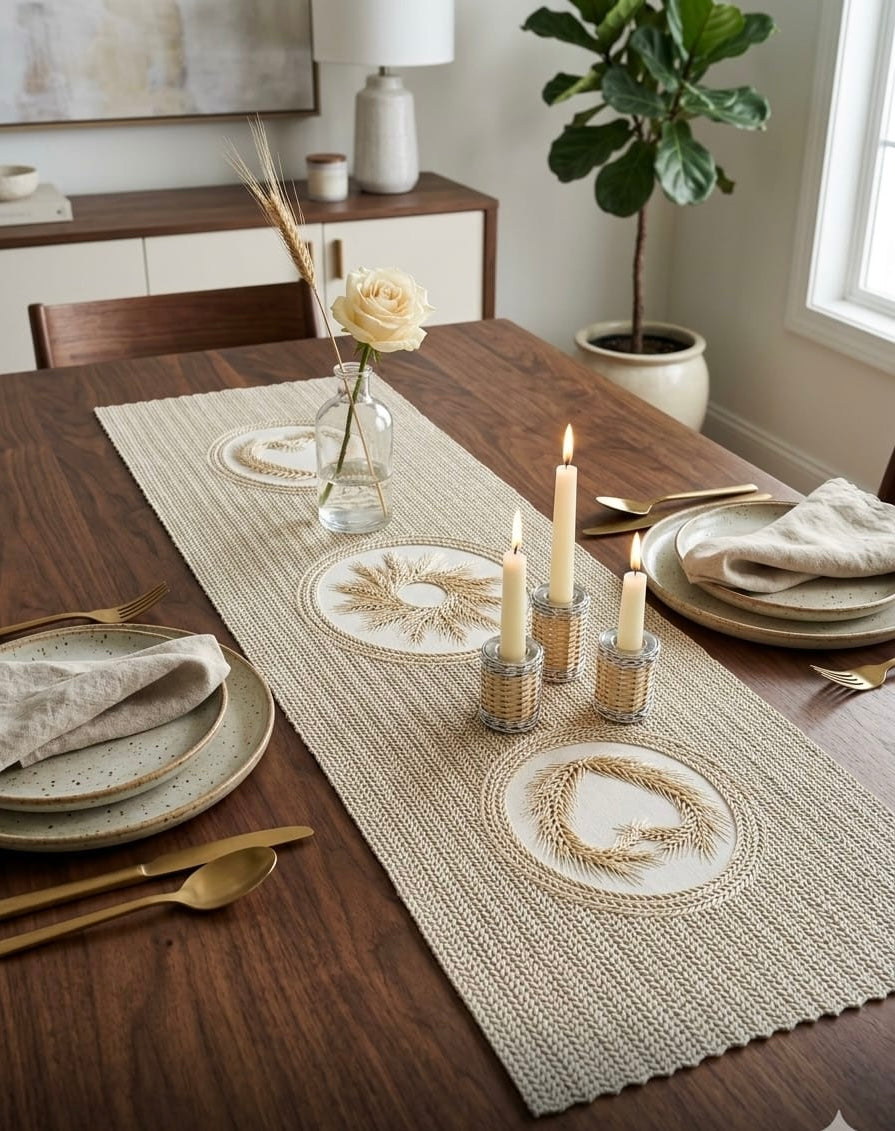 Table Runner PVC heart shap