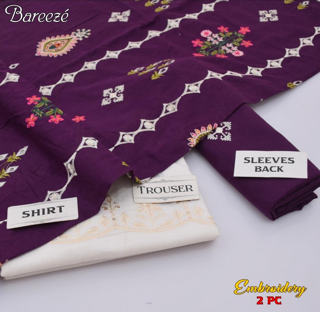 Bareeze 2026 Latest Collection | 2PC Embroidered Lawn Suit - My Store