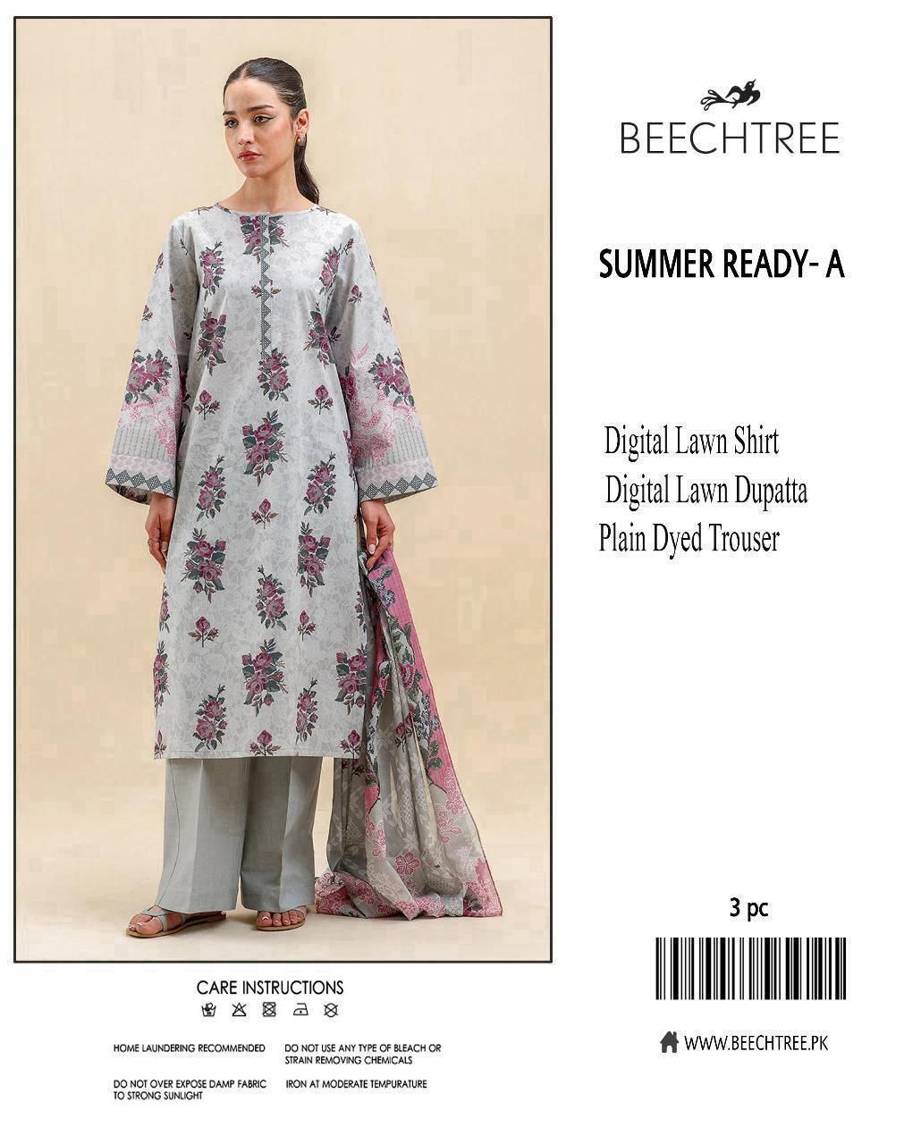 Latest Beechtree Lawn 3Pc Suits | Summer Casual Wear