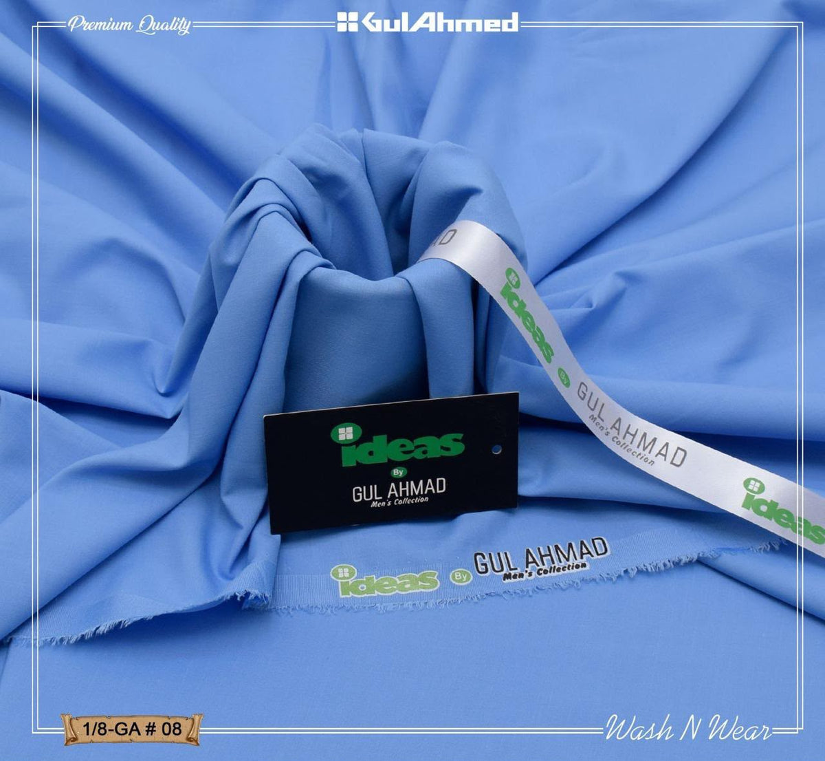Ideas by Gul Ahmed Wash and Wear Men Unstitched Suit - Fabiha Online Store