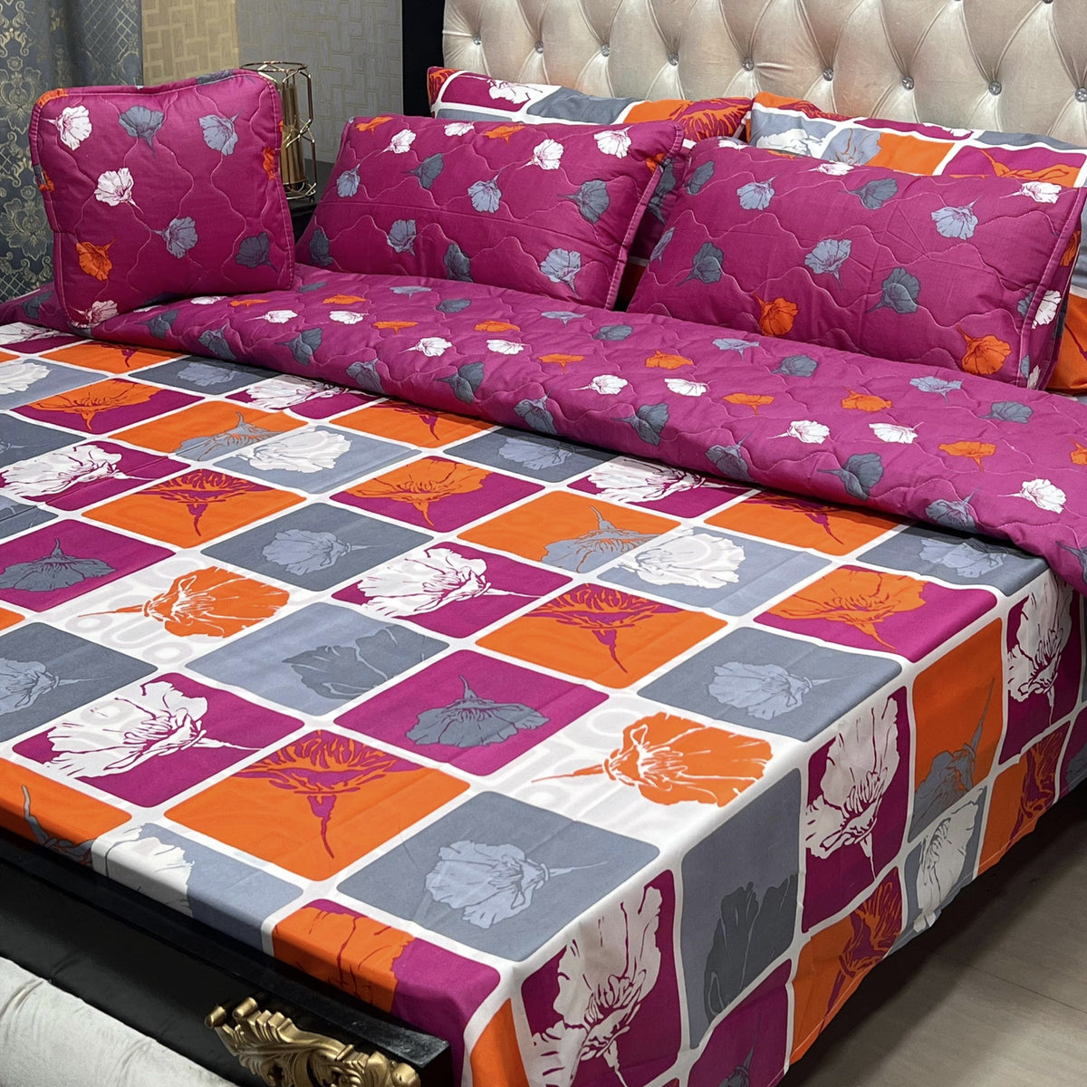 Cotton Comforter set 7Pc