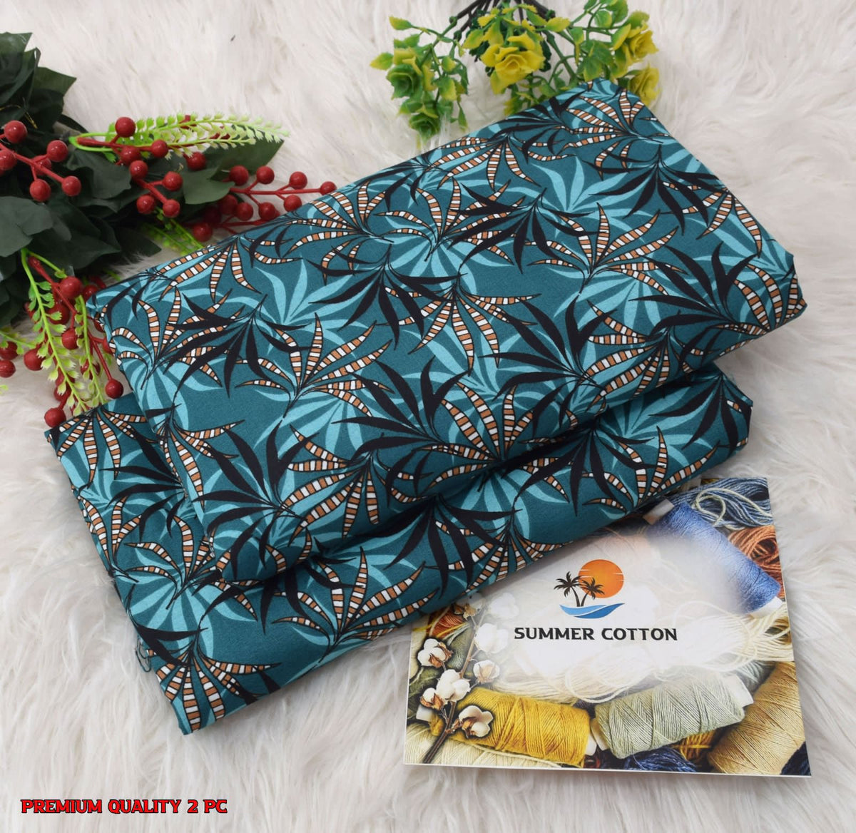 All Over Digital Printed Summer Cotton-2PC