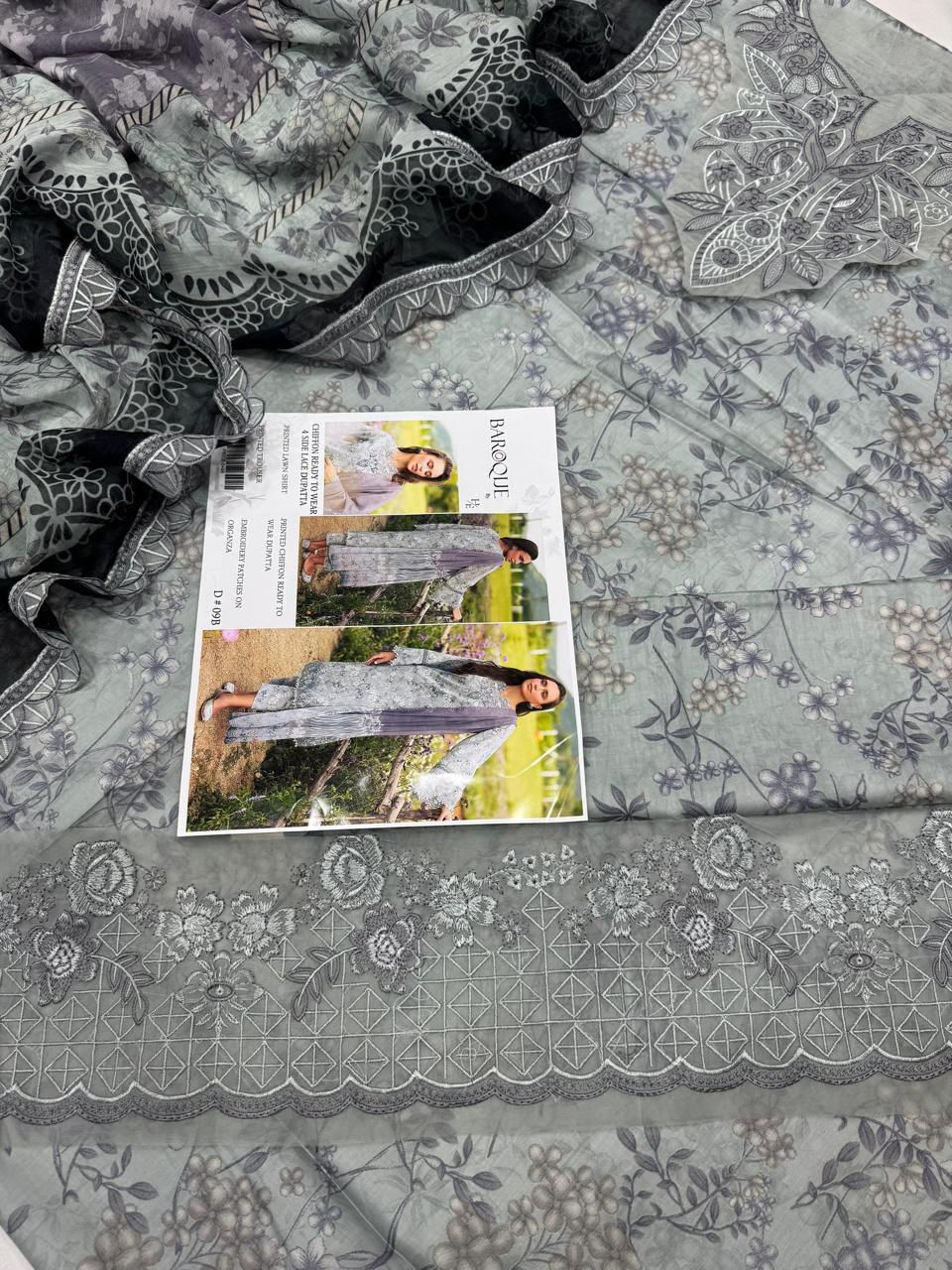 Baroque 3p Lawn Suit 2026