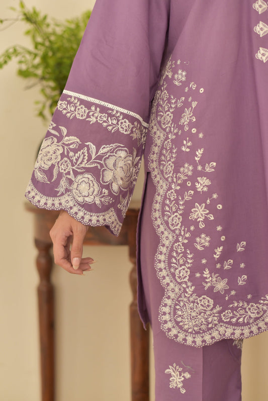 Batik fancy lawn 3pc Embroidery