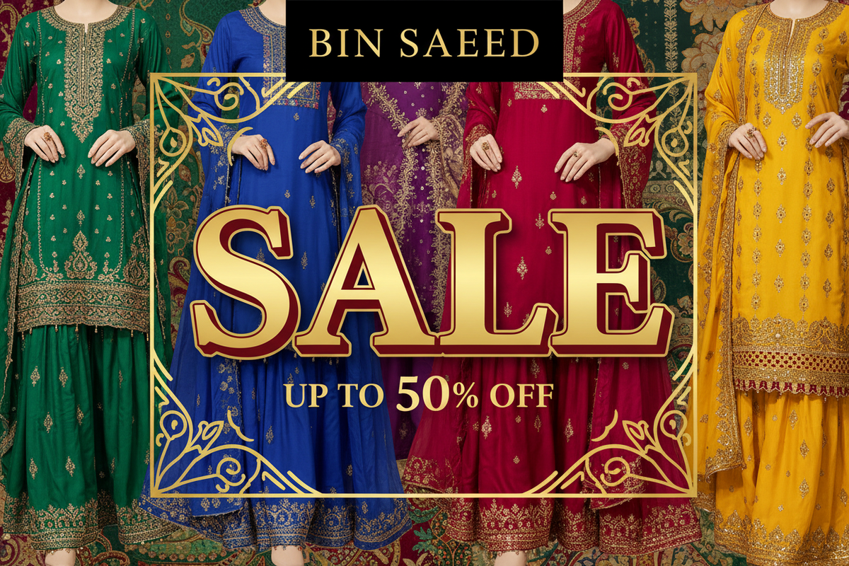 Bin Saeed 3 Piece Lawn Collection