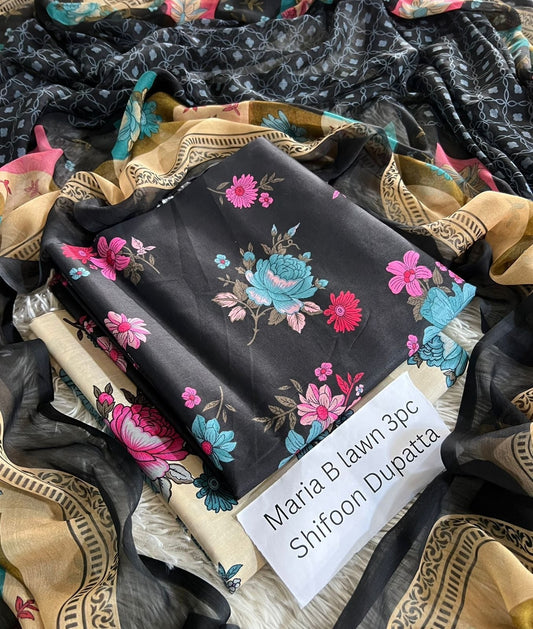 Baroque Lawn 3pc