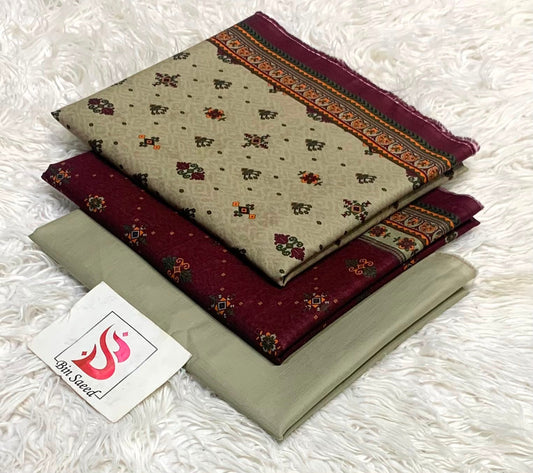 Bin saeed lawn orignal 3Pc
