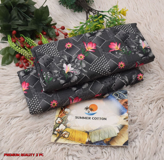 All Over Digital Printed Four Season Cotton-2PC - My Store