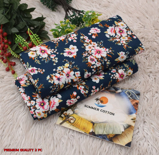 All Over Digital Printed Four Season Cotton-2PC - My Store