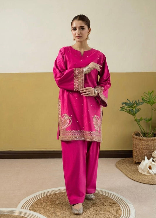 LAAM 2026 Latest Collection | 2PC Embroidered Lawn Suit - My Store