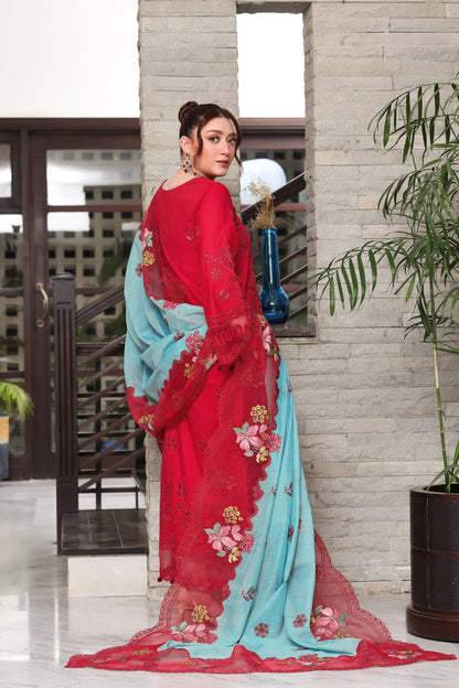Aneela’s fancy 3pc Lawn Suit 2026
