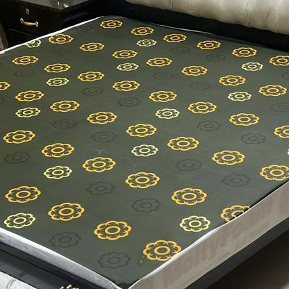 Printed Waterproof Mattress Cover King Size with Fitted Four Side Elastic