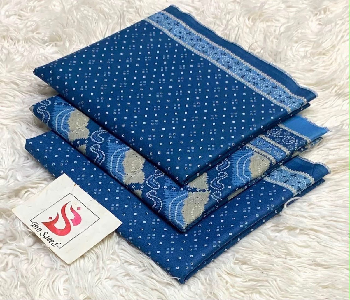Bin saeed lawn orignal 3Pc