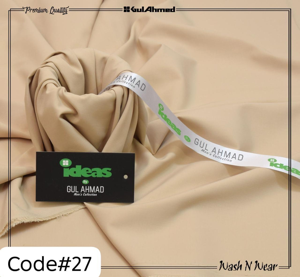 Ideas by Gul Ahmed Wash and Wear Men Unstitched Suit - Fabiha Online Store