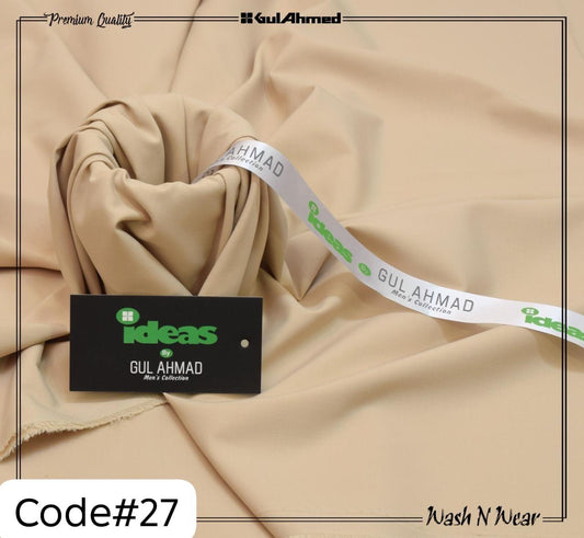 Ideas by Gul Ahmed Wash and Wear Men Unstitched Suit - Fabiha Online Store