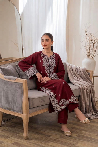 LAAM 2026 Latest Collection | 2PC Embroidered Lawn Suit - My Store