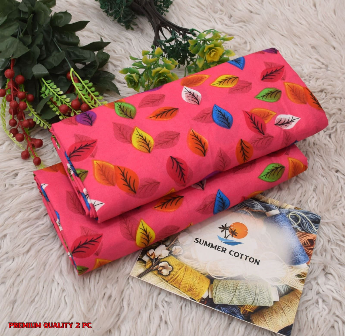 All Over Digital Printed Four Season Cotton-2PC - My Store