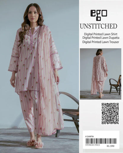 Ego Original 3Pc Summer Lawn | Perfect Everyday Wear for Women