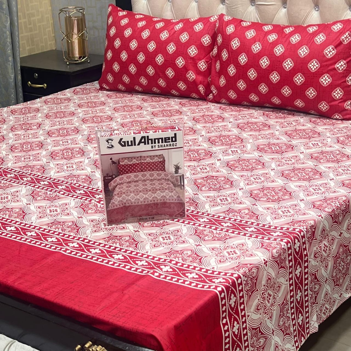 Premium Cotton King Size Bedsheet Set | 3-Piece Printed Gift Pack - My Store