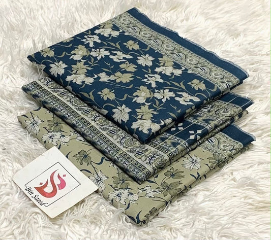 Bin saeed lawn orignal 3Pc