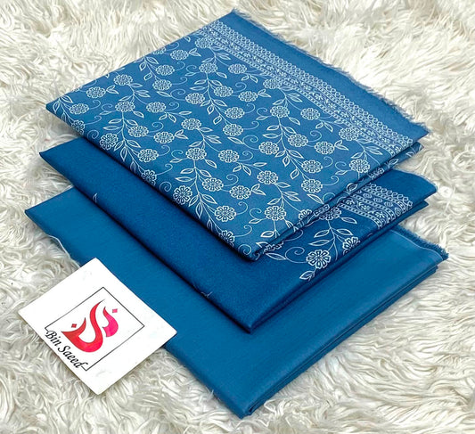 Bin saeed lawn orignal 3Pc - My Store