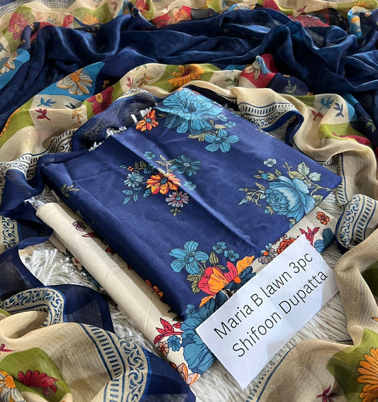 Baroque Lawn 3pc