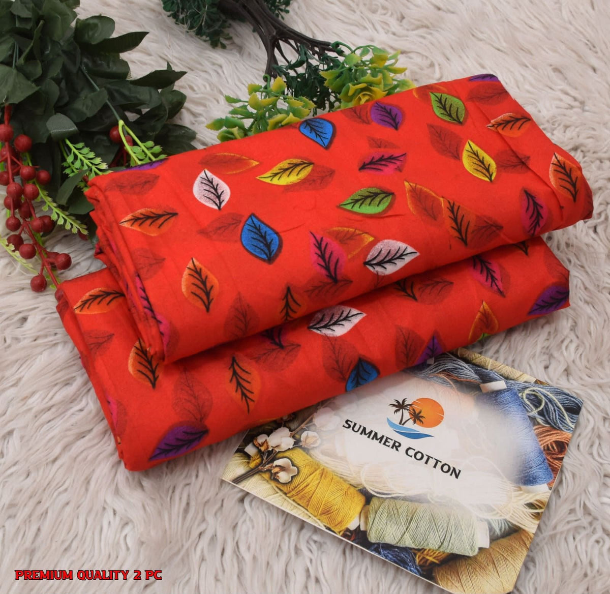 All Over Digital Printed Four Season Cotton-2PC - My Store