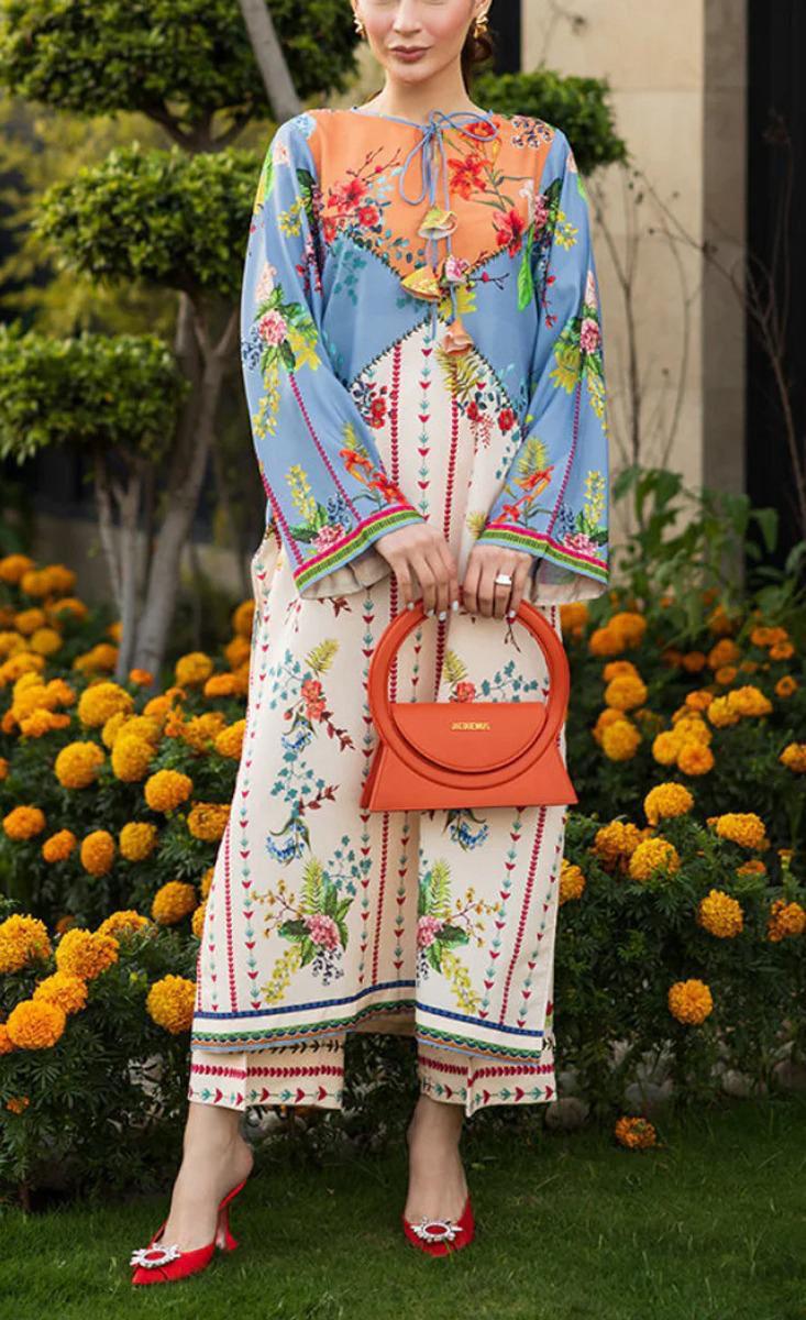 Stitched 2 Piece Printed Co-Ord Set for Women | Premium Grip Fabric | Elegant Printed Outfit