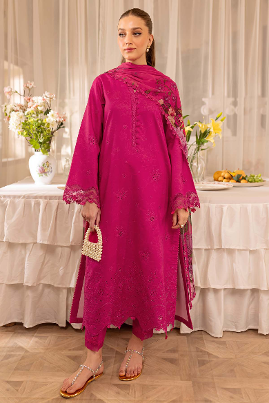 Farasha fancy 3pc Lawn Suit 2026