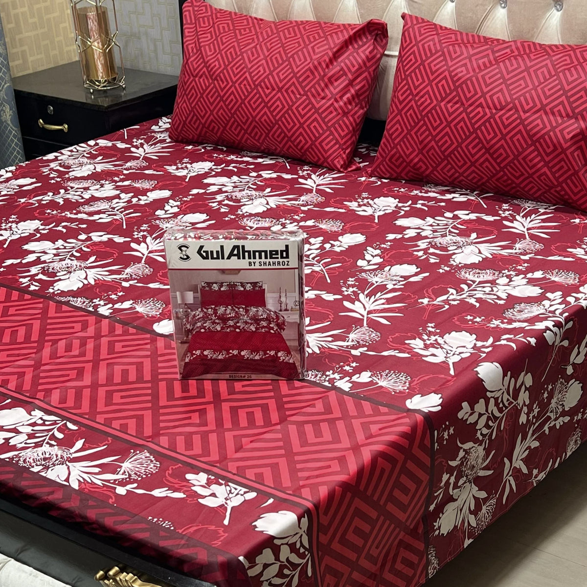 Premium Cotton King Size Bedsheet Set | 3-Piece Printed Gift Pack - My Store