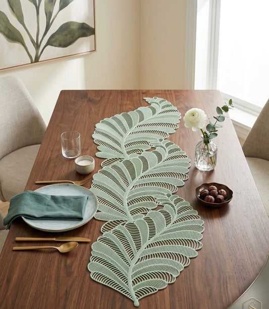 Table Runner PVC leaves style