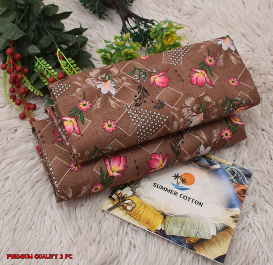 All Over Digital Printed Four Season Cotton-2PC - My Store