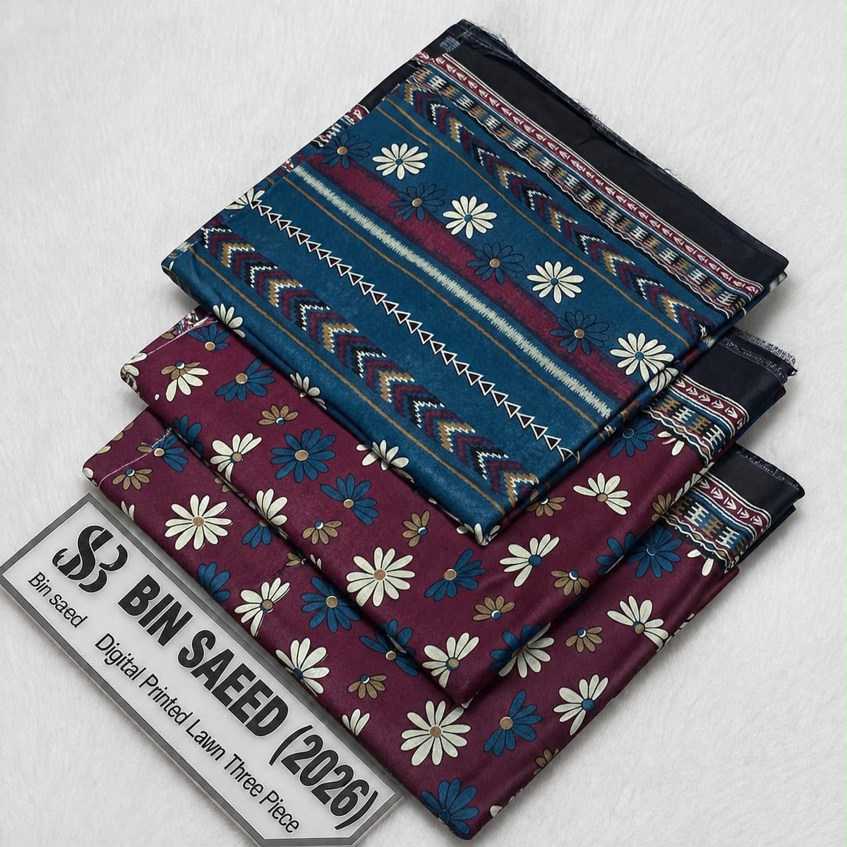 Bin saeed original lawn suits 3pc - My Store