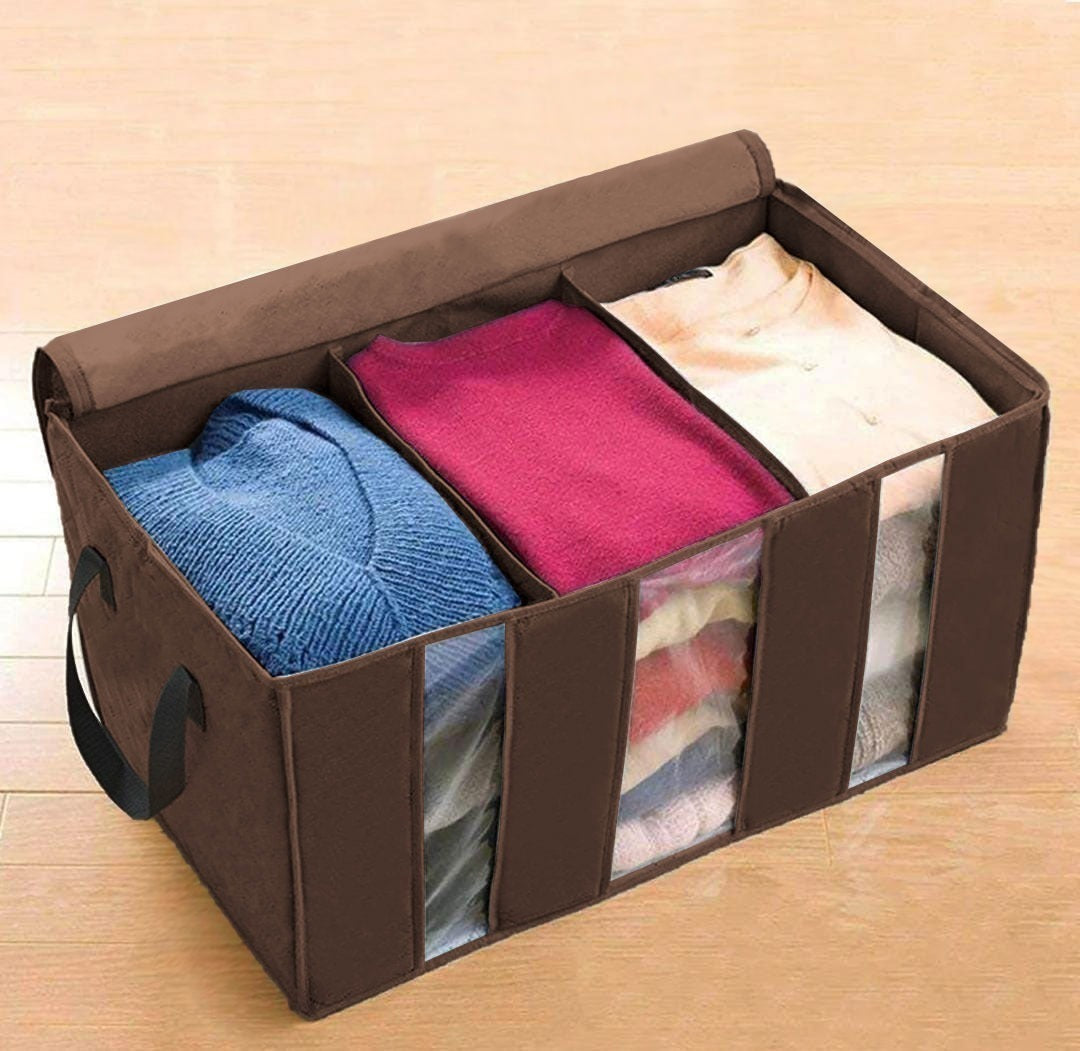3 Compartment Storage Organiser / Clothes Storage Bag