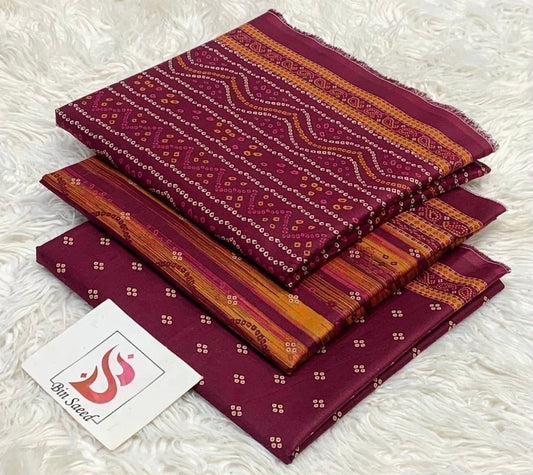 Bin saeed lawn orignal 3pec