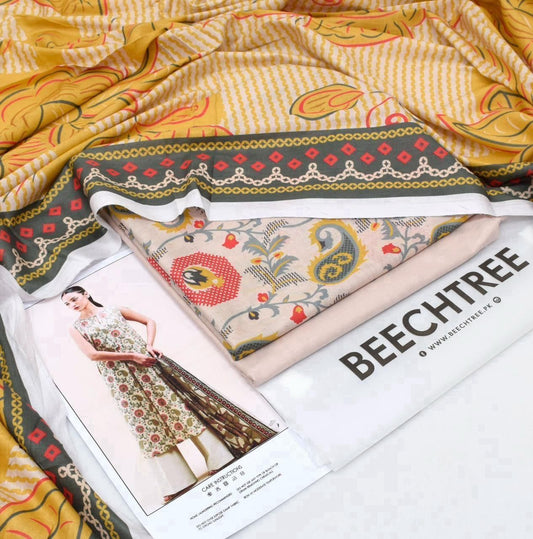 Latest Beechtree Lawn 3Pc Suits | Summer Casual Wear