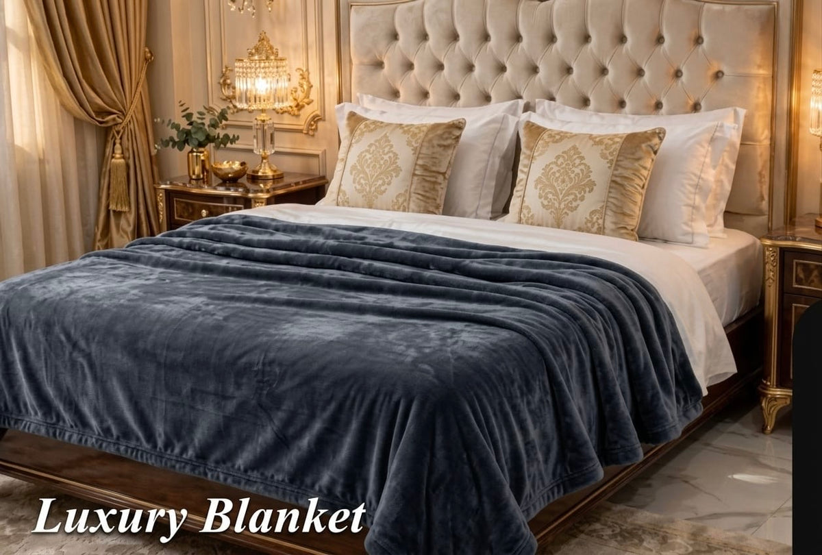 Gray Luxury AC Blanket for Double Bed | Premium King Size
