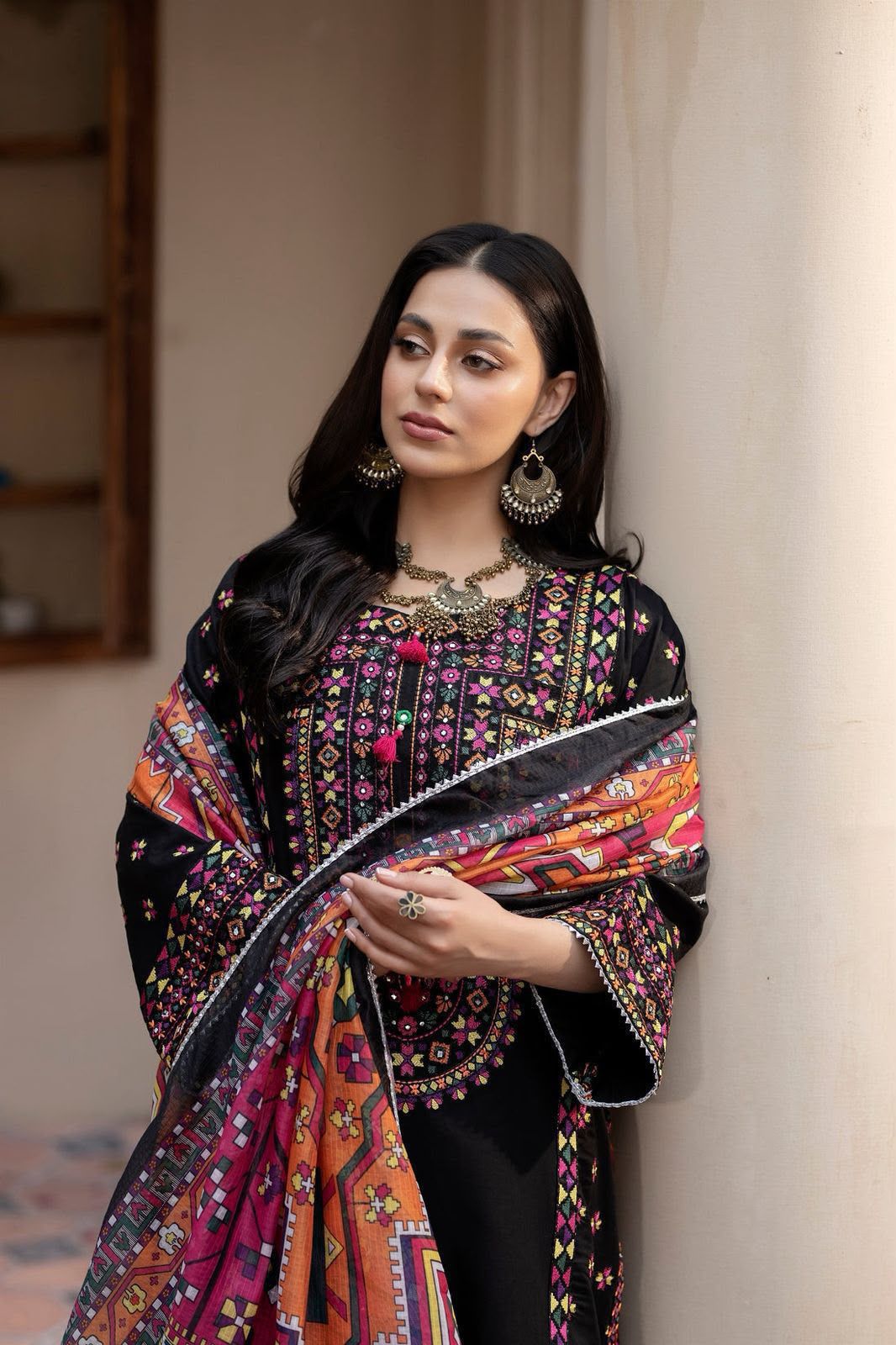 Karma fancy 3pc Lawn Suit 2026