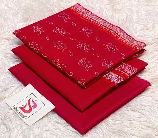 Bin Saeed Lawn 3Pcs (100% Original)