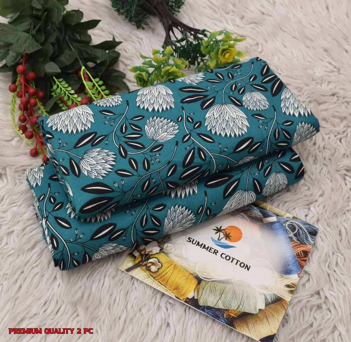 All Over Digital Printed Four Season Cotton-2PC - My Store