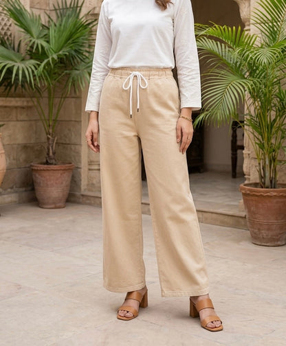 New Baggy Style Denim Jeans for Women | Stretchable Waist | Free Size