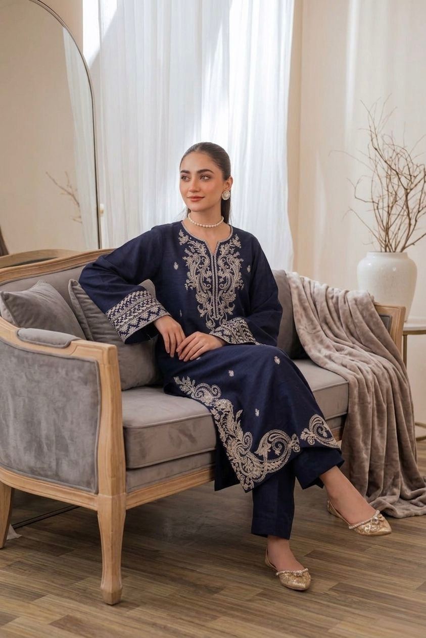 LAAM 2026 Latest Collection | 2PC Embroidered Lawn Suit - My Store
