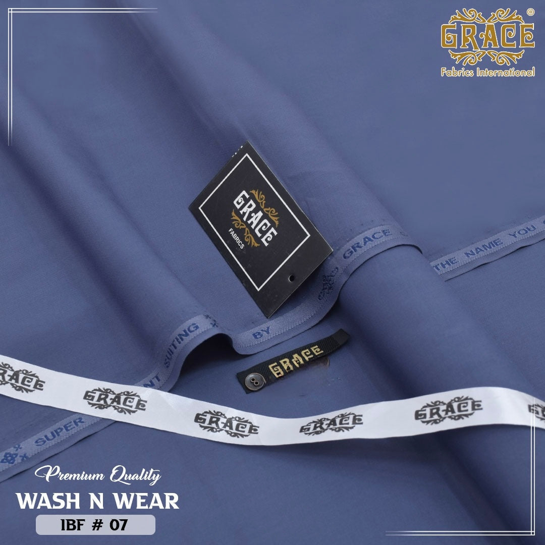 Grace Premium Wash & Wear – Original Men's Unstitched Fabric