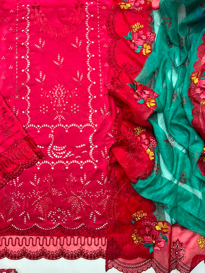 Aneela’s fancy 3pc Lawn Suit 2026