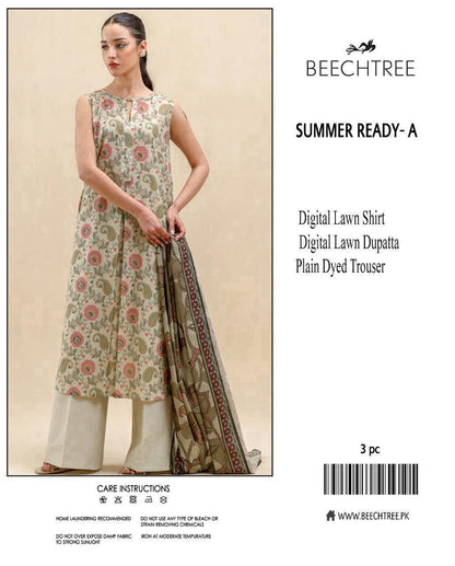 Latest Beechtree Lawn 3Pc Suits | Summer Casual Wear