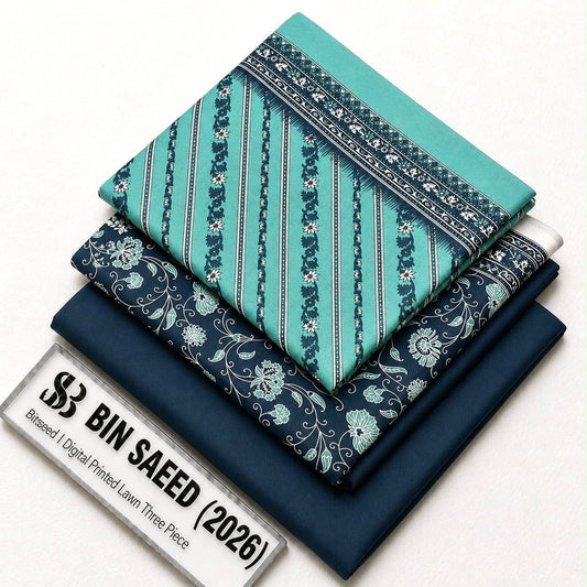Bin saeed original lawn suits 3pc - My Store