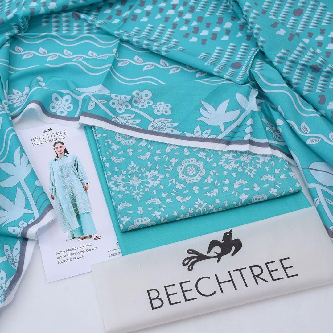 Latest Beechtree Lawn 3Pc Suits | Summer Casual Wear