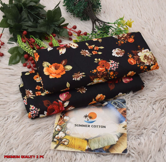 All Over Digital Printed Four Season Cotton-2PC - My Store