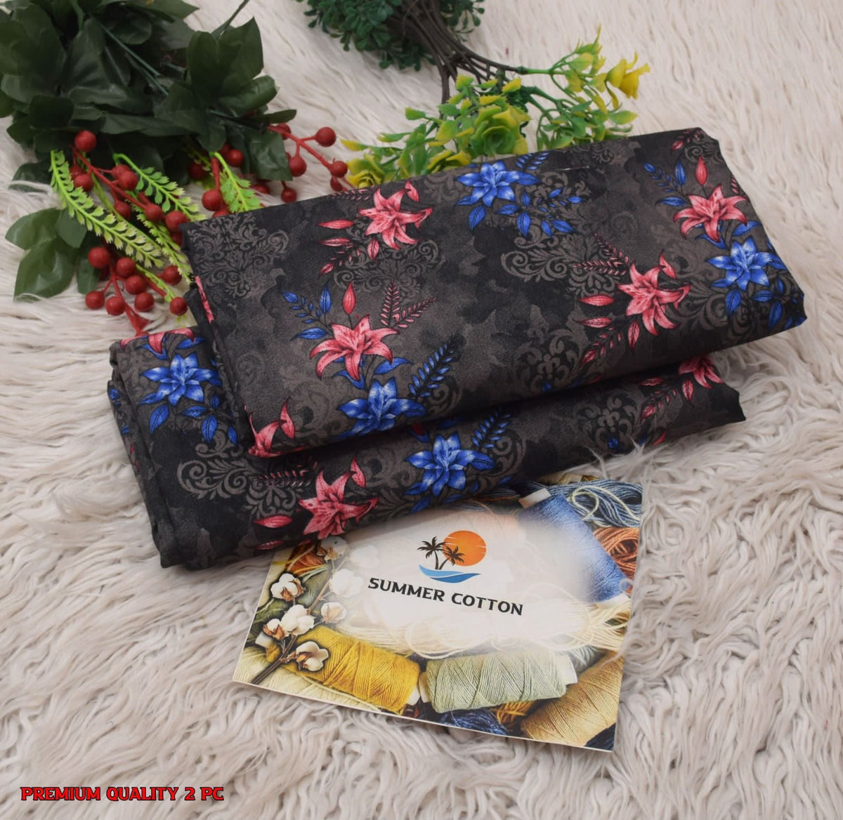 All Over Digital Printed Four Season Cotton-2PC - My Store